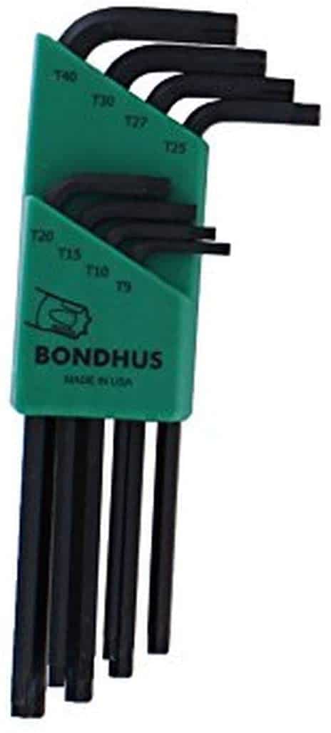 Bondhus 31834 Long Length Star-Tipped L-Wrenches