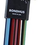 Bondhus 69499 Ball End L-Wrench Set w/ColorGuard Finish